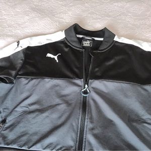 PUMA zip up light jacket for men. US L